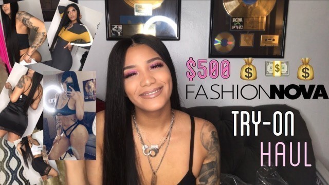 '(Post BBL) $500 fashion nova try-on haul | tall / slimthick'