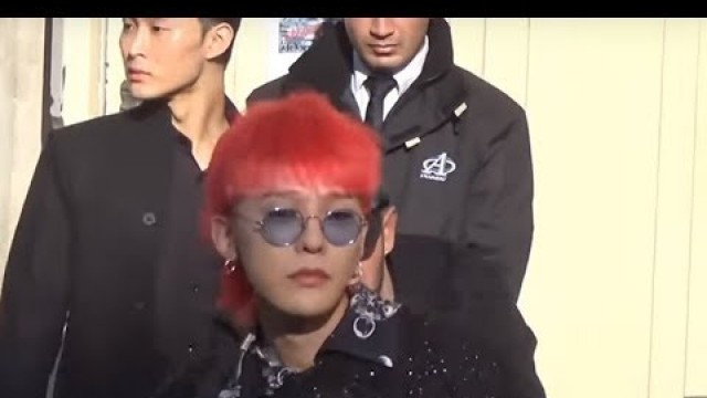 'G-Dragon 권지용 GD @ Paris Fashion Week 3 october 2017 show Chanel / octobre #PFW'