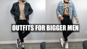 '5 More Stylish Outfits For Bigger Guys - Casual Fashion For Big Guys / Big Men Fashion'