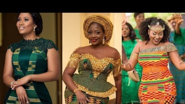 'AFRICAN KENTE STYLES FOR ENGAGEMENT 2020 || Beautiful Kitenge Designs || Ghana Kente Styles'