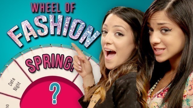 'Spring Outfit Challenge with Niki and Gabi! | Wheel of Fashion'