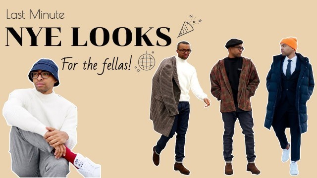 'Last Minute New Year’s Eve Outfit Ideas | NYC Lookbook | Mens Fashion 2019'