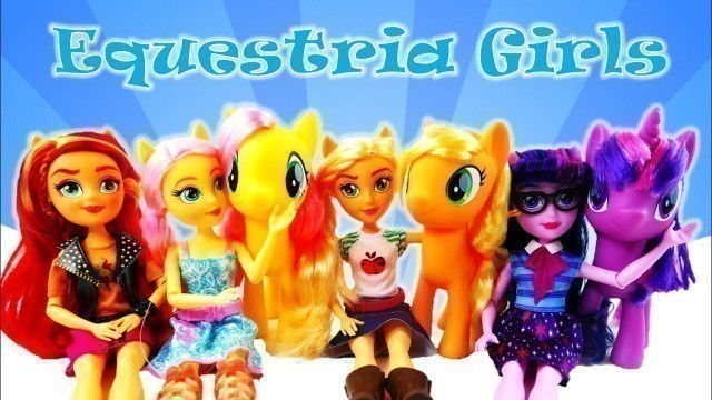 'New MLP Equestria Girls Fashion Dolls 2017 Sunset Shimmer Applejack Fluttershy Twilight Sparkle'