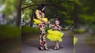 'Modern Ankara styles for mother and daughter 2020 #african mother and daughter designs #daugters'