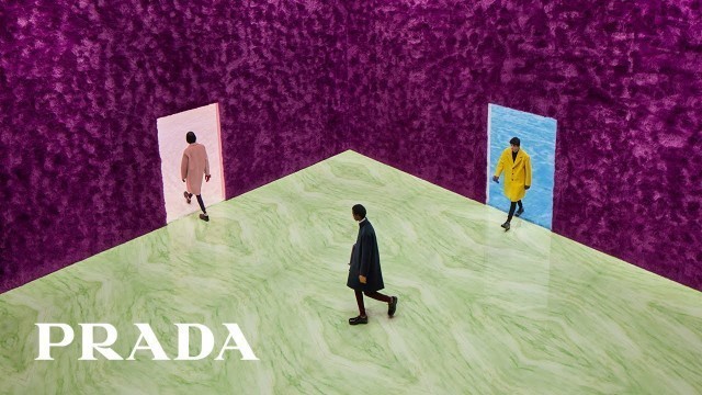 'Prada Fall/Winter 21 Menswear Collection - conversation with Miuccia Prada and Raf Simons to follow'