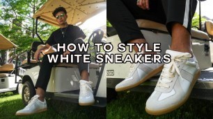 'How to Style White Sneakers | Mens Fashion 2019 | Oliver Cabell'