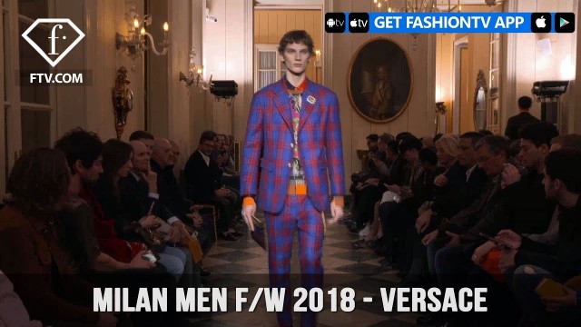 'Versace Milan Menswear Fashion Week with Mens Fall/Winter 2018 Collection | FashionTV | FTV'