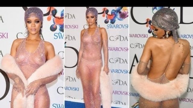 'Rihanna Poster Restricted By Watchdog|Rihanna Show Her Boobs In CFDA Awards|Hollywood Actress Nude'