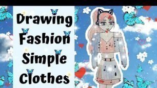 'Drawing Fashion Simple Clothes'