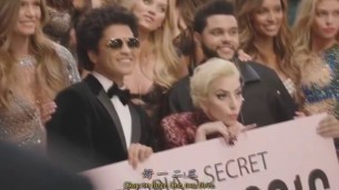 'Lady Gaga, Bruno Mars & The Weeknd runway together at the Victoria’s Secret Fashion Show 2016'