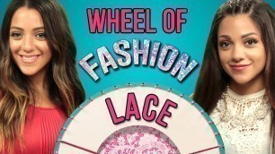 'Niki And Gabi Lace Outfit Challenge #WheelofFashion | Wheel of Fashion'