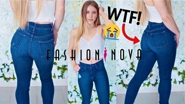 'MASSIVE 2019 Fashion Nova JEANS TRY ON Haul! Size 1, 3, 5'