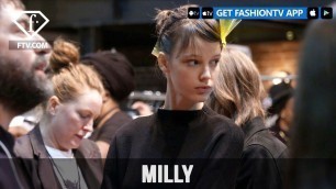 'New York Fashion Week Fall/WItner 2017-18 - Milly Make Up | FashionTV'