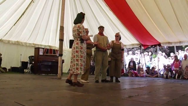 'The Blitz Buddies 1940s Fashion Show, Tyntesfield WWII Weekend 2013 Part 3 of 4'