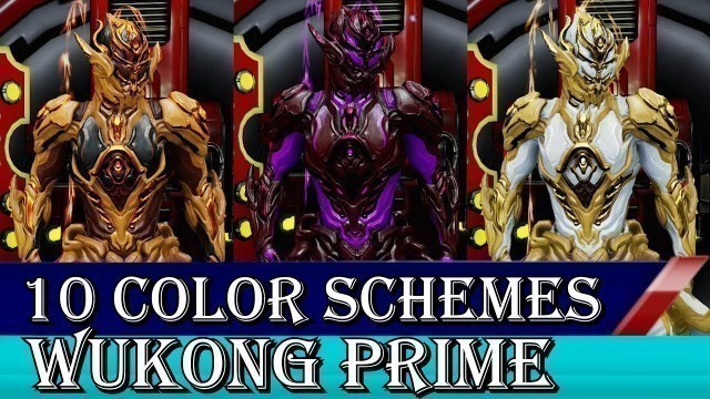 '10 Wukong Prime Color Schemes | Warframe Wukong Prime Fashionframe'