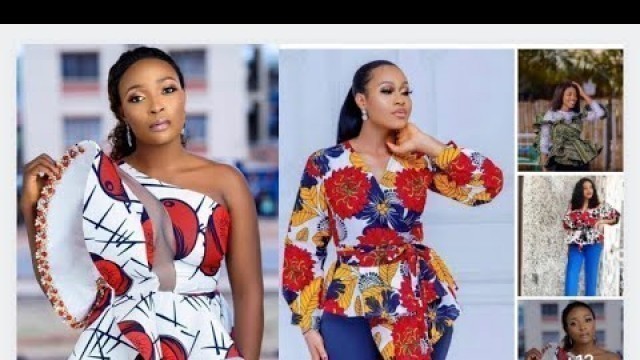 'african blouse be rock with skirts or Trousers kitenge fashion 2021'