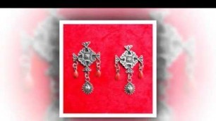 'Santa Fe Silverworks by Gregory P. Segura Southwestern Style Sterling Silver Earrings'