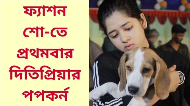 'ফ্যাশন শো-তে প্রথমবার দিতিপ্রিয়ার পপকর্ন | Ditipriya Roy | Dog Fashion Show | Rani Rashmoni'