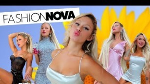 'MIS MEJORES VESTIDOS PARA UNA CITA *Fashion Nova Haul*'