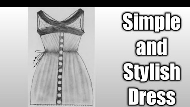 'How to draw a beautiful dress |Clothes Style|fashion Drawing|clothes Style design|SeertArt|'