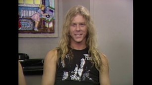 'James Hetfield and Kirk Hammett Speak On Fashion, Late 1980s Metallica Interview, Found Footage'