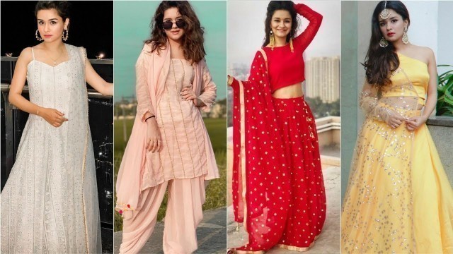 'Avnnet kaur indian outfit collection/ teenagers fashion trend inspired by avneet kaur'