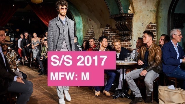 'John Varvatos Spring  Summer 2017 Men\'s Runway Show | Global Fashion News'