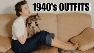 '3 1940\'s Outfits LOOKBOOK'