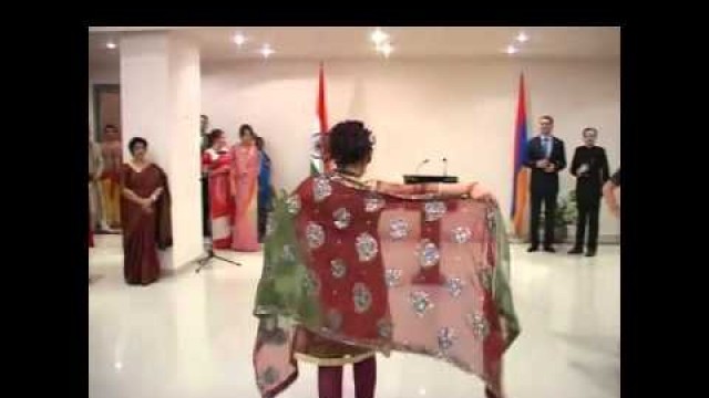 'Armenian Girls performing Indian Sari Show on  26.01.2011 in Yerevan'