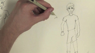 'Drawing: Cartoons & Fashion : How to Draw Boys\' Clothes'