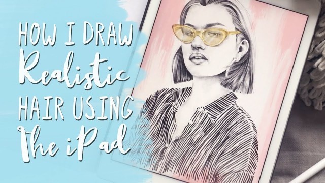 'How to Draw Hair | Fashion Illustration Tips'