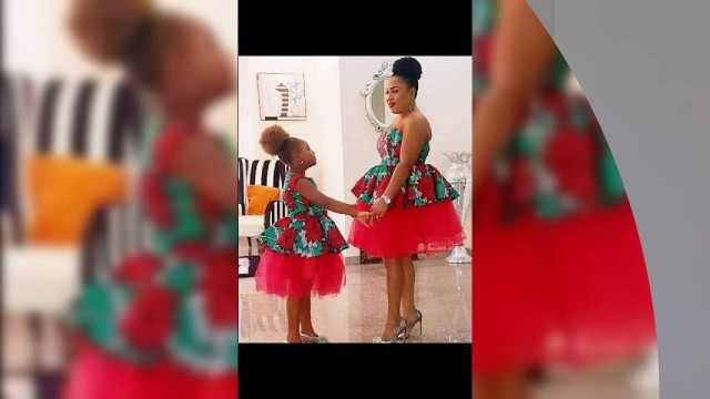 'CUTE ANKARA STYLES FOR MUM AND DAIGHTER fashion kitenge 2020 #kitenge fashion short dress'