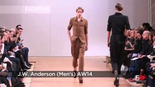 'Fashion Show J.W. ANDERSON Autumn Winter 2014 2015 London Menswear by Fashion Channel'