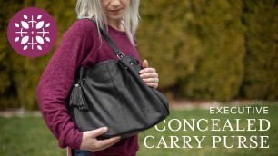 'Executive Concealed Carry Purse by Tactica Defense Fashion'