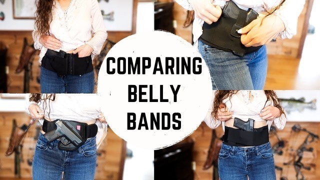 'BELLY BAND COMPARISON AND REVIEW | Rating 4 belly bands! Bravobelt, Tactica, Crossbreed, CanCan'