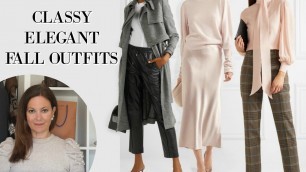 'Classy Fall Autumn Outfit Ideas 2019 | Fashion Over 40'