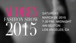 'You\'re Invited to Audrey Fashion Show 2015!'