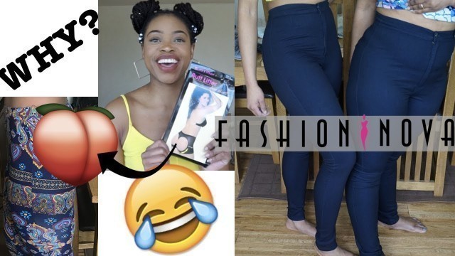 'FASHION NOVA JEANS & PANTS UK TRY ON HAUL WITH MY MOM 