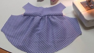 'How to make a dog Balloon blouse sewing movie 03 [hand made dog clothes]'