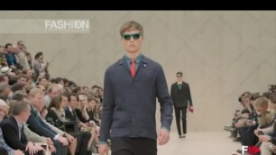 'BURBERRY PRORSUM Fashion Show Spring Summer 2014 Menswear Milan by Fashion Channel'