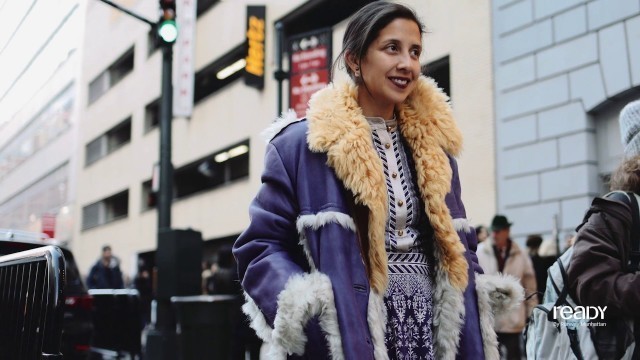 'New York Fashion Week Fall/Winter 2017 Street Style Day 6'