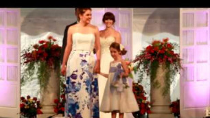 'Audrey and Charlotte in the Blooms and Brides fashion show at the Cincinnati Flower Show'