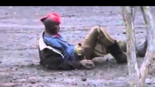 'Drunk Kenyan Man Struggles with Force of Gravity in Hilarious Fashion'