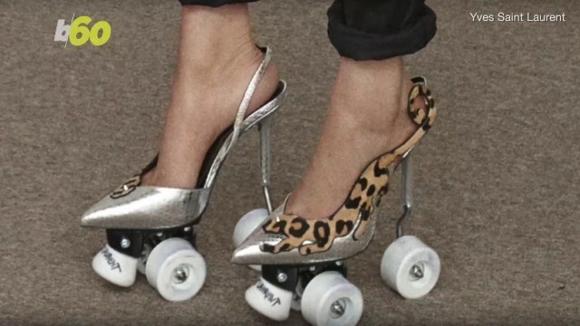 'New Fashion Trend?: Roller Skate Stilettos'