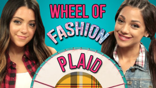 'How to Wear Plaid This Winter with Niki and Gabi #WheelOfFashion | Wheel of Fashion'