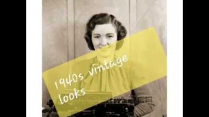 '1940s fashion history|| fashion design dresses | 1940s vintage looks'