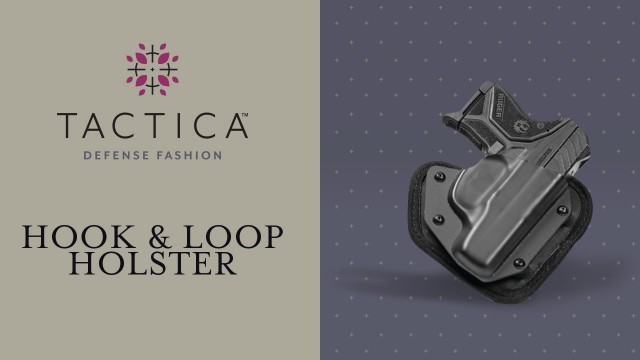 'Tactica Hook And Loop Handgun Holster - Tactica Defense Fashion'