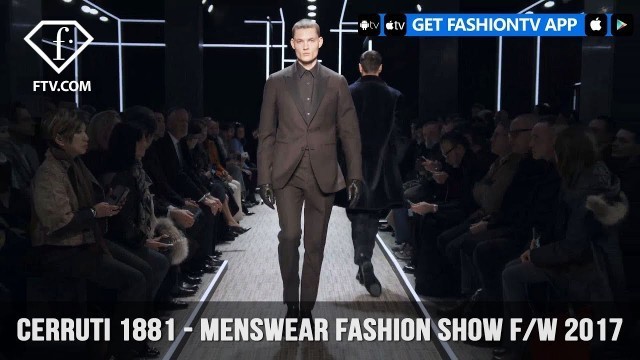 'Cerruti 1881 Menswear Fall/Winter 2017 Elegant Collection Fashion Show | FashionTV | FTV'