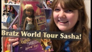 '2007 Bratz Passion 4 Fashion World Tour Sasha Doll - Unboxing and Review'