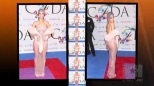 'Rihanna Practically Nude At 2014 CFDA Fashion Awards - HipHollywood.com'